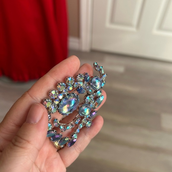 AB boralis 1950 CONTINENTAL Iridescent Crystal Jewelry Set 😍 - Picture 8 of 12